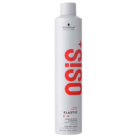 SCHWARZKOPF SCHWARZKOPF Osis+ Hold Fixation Elastic Medium Hold Hairspray 500ml in Spray