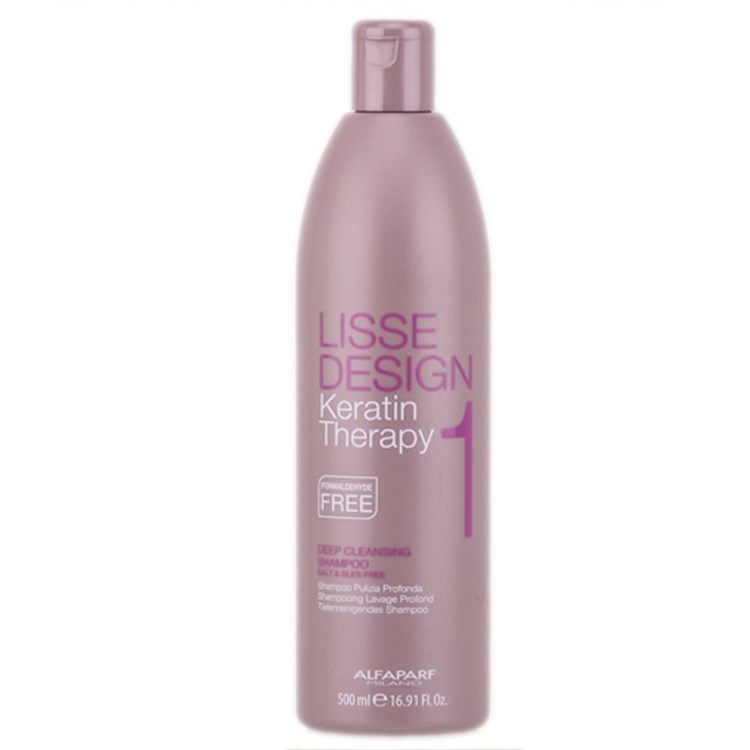 Alfaparf Alfaparf Lisse Design Keratin Therapy 1 Deep Cleansing Shampoo 500ml