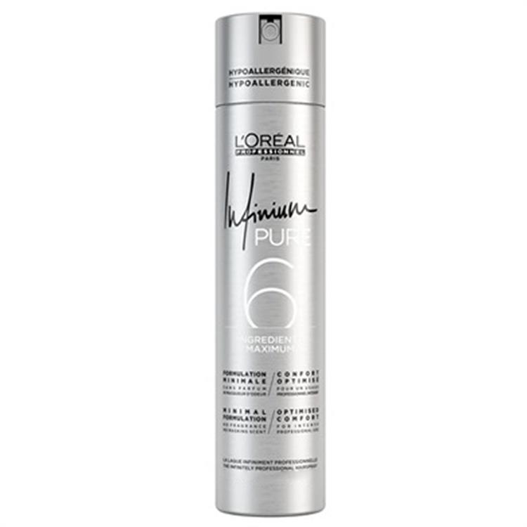 L'Oreal L'Oreal L'OREAL Infinium Pure 6 Hairspray Strong 300ml