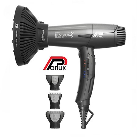 Parlux Parlux Phon Asciugacapelli Elysium Grigio Titanio + Diffusore Magic Compact in Phon