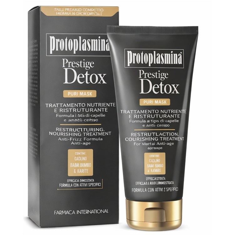 Protoplasmina Protoplasmina Prestige Detox Puri Mask 150ml Trattamento Detox Nutriente Ristrutturante