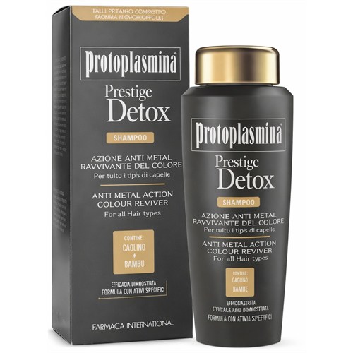 Prestige Detox Shampoo 300ml Azione Anti-Metal Detossinante Ravvivante Del Colore