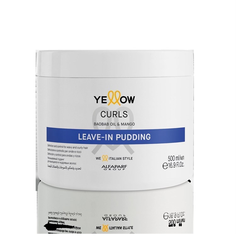 Alfaparf Yellow Alfaparf Yellow Pudding leave-in Anti-Crespo per Ricci Curls 500 ml