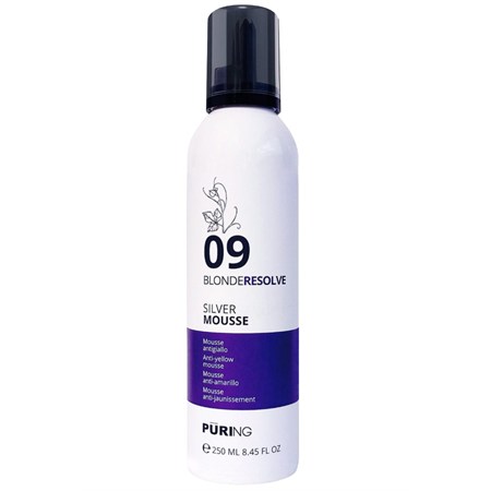 puring blonderesolve silver mousse 09 250ml