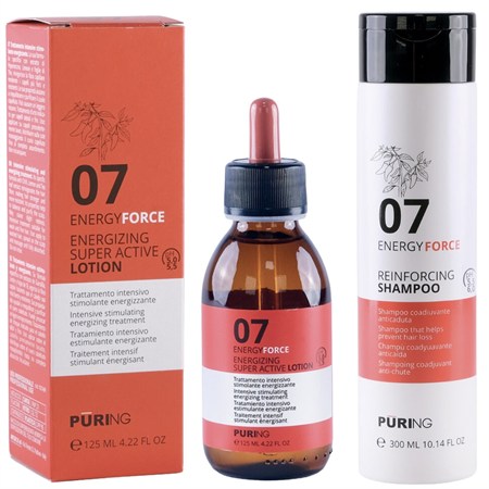 PURING Kit Energyforce Reinforcing Shampoo 07 300ml + Super Active Lotion 125ml