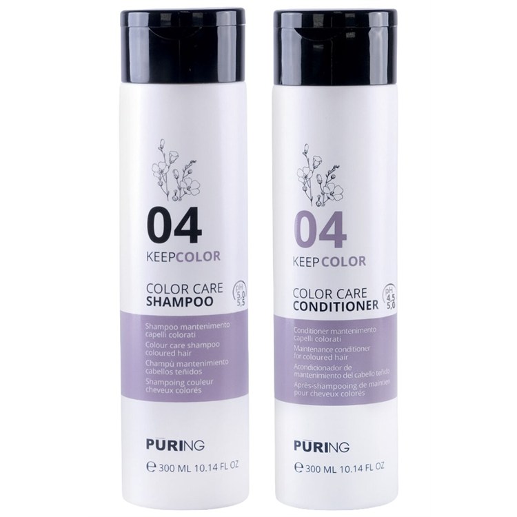 Puring Puring Kit Keepcolor Color Care Shampoo 04 300ml + Conditioner 300ml