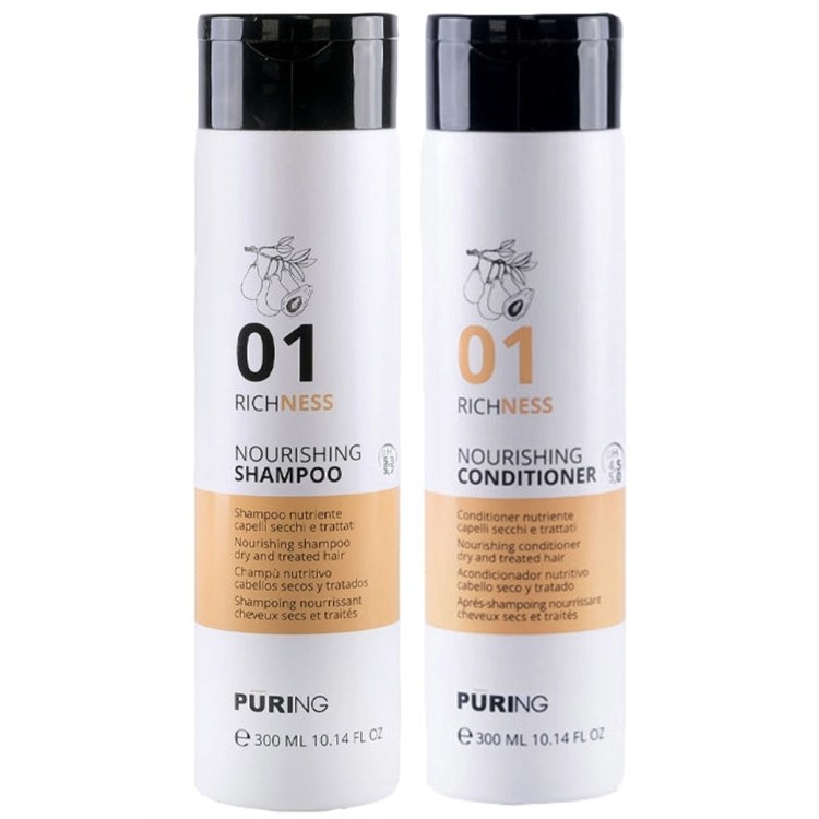 Puring Puring Kit Richness Nourishing Shampoo 01 300ml + Conditioner 300ml