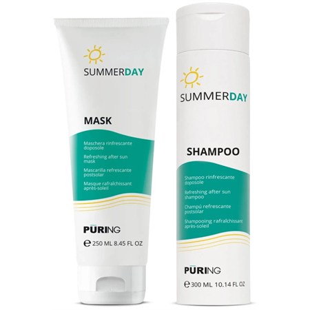 Puring Puring Kit Summerday Shampo 300ml + Mask 250ml in Solare