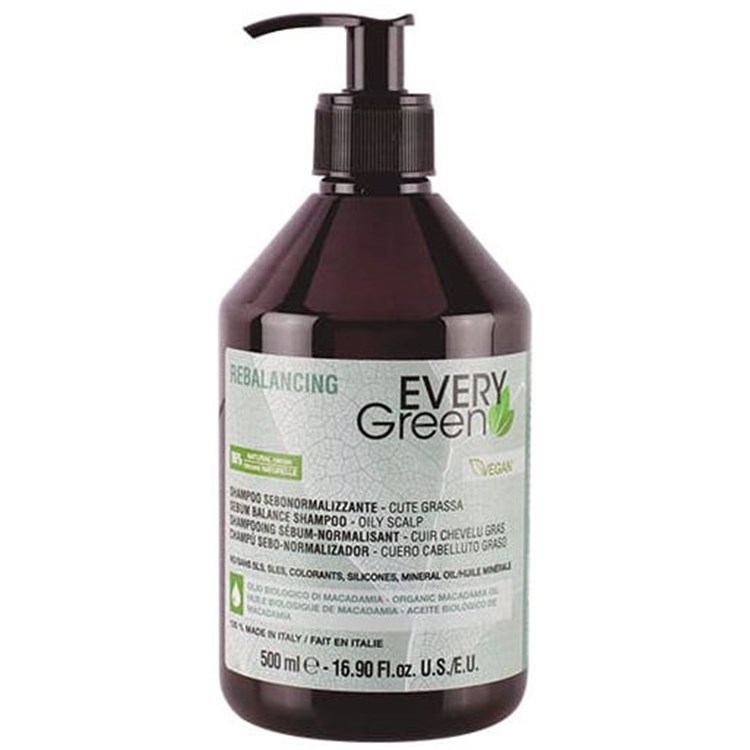 EveryGreen EveryGreen Rebalancing Shampoo 500ml Seboregolatore Riequilibrante