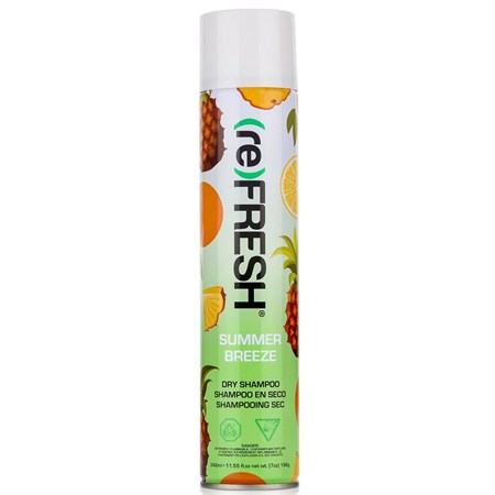 refresh dry shampoo summer breeze 342 ml shampoo secco