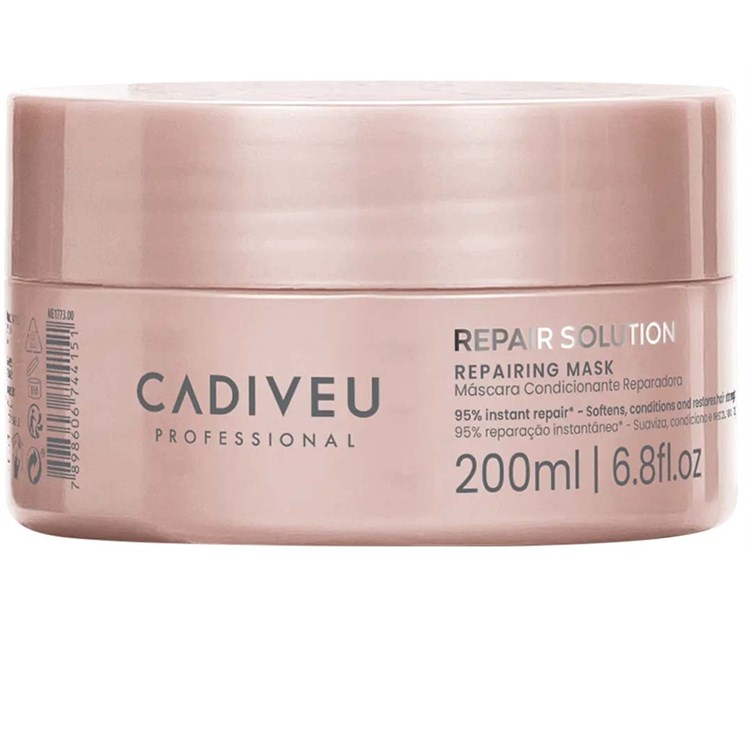 Cadiveu Cadiveu Repair Solution Repairing Mask 200ml Maschera Ristrutturante Capelli Danneggiati