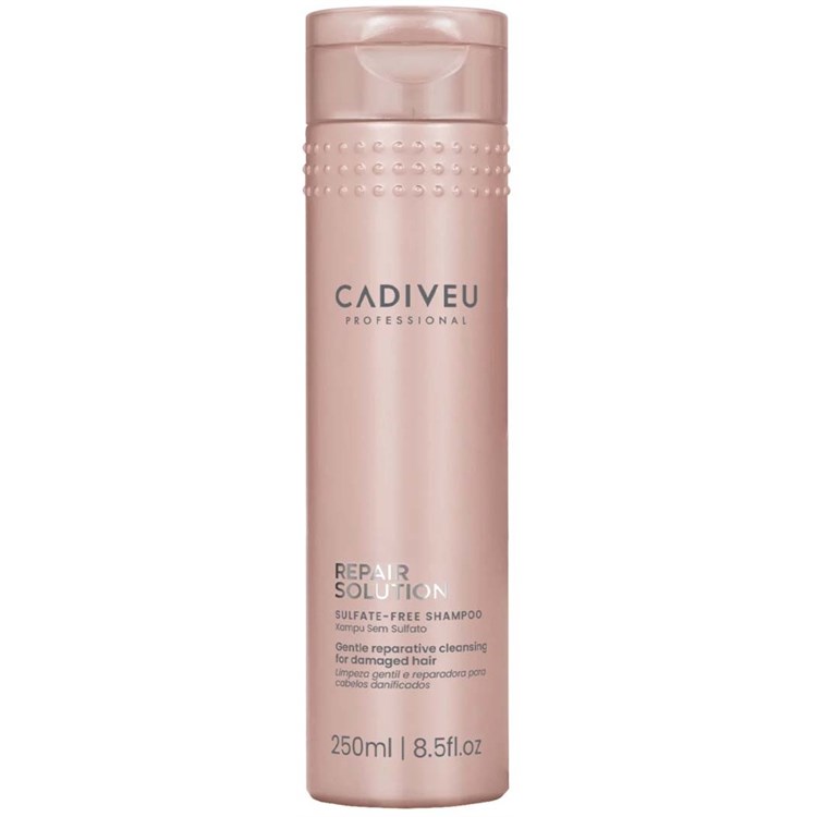 Cadiveu Cadiveu Repair Solution Shampoo 250ml Shampoo Delicato Senza Solfati Ristrutturante Capelli Danneggiati
