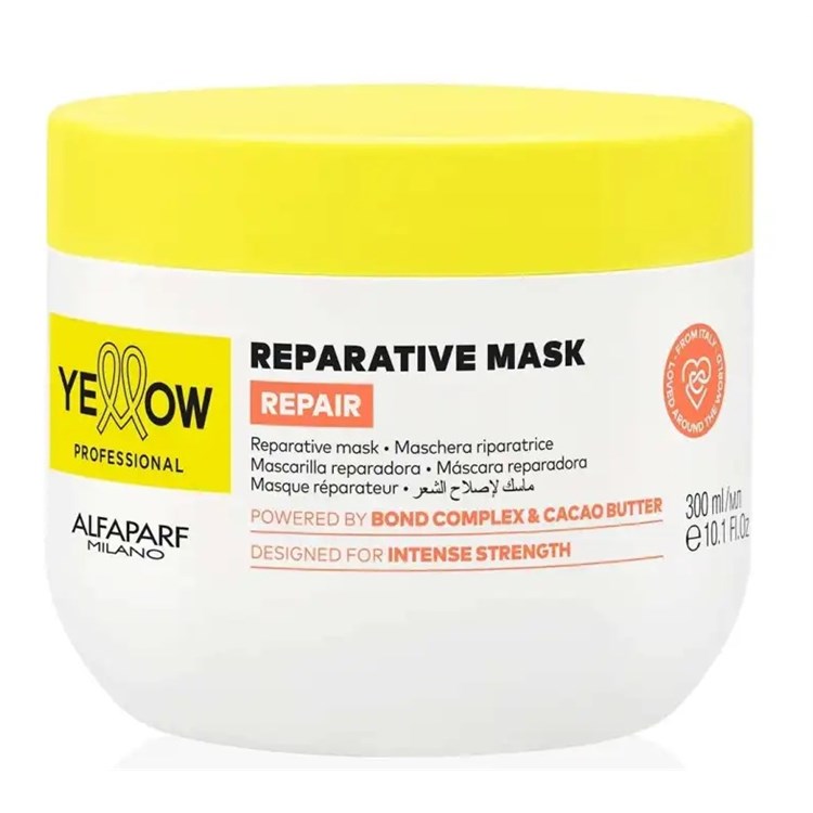 Alfaparf Yellow Alfaparf Yellow Reparative Mask Repair 300ml - Maschera Riparatrice Ristrutturante