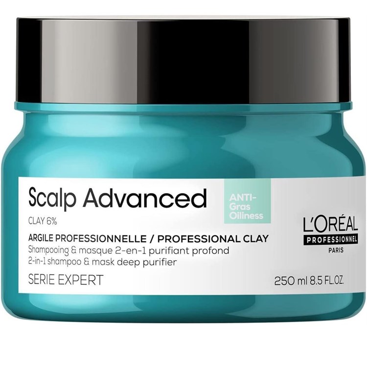 L'Oreal L'Oreal Serie Expert Scalp Advanced 2-in-1 Shampoo & Maschera Per Una Purificazione Profonda 250ml