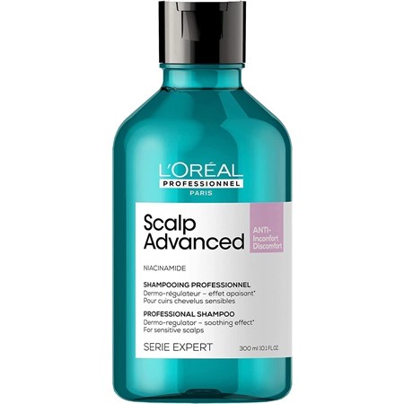 L'Oreal L'Oreal Scalp Advanced Anti-Discomfort Shampoo 300ml - Lenitivo con Niacinamide in Shampoo