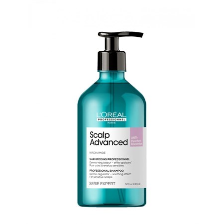 Serie Expert Scalp Advanced Anti-Discomfort Shampoo 500ml - Lenitivo con Niacinamide