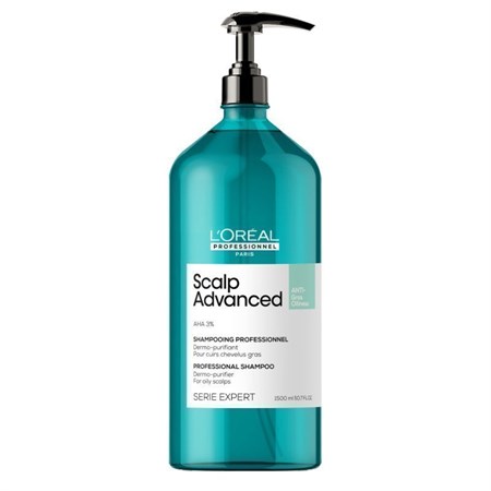 L'Oreal L'Oreal Serie Expert Scalp Advanced 1500ml Shampoo Anti-Oiliness Lenitivo per Cuoio Capelluto Grasso in Shampoo