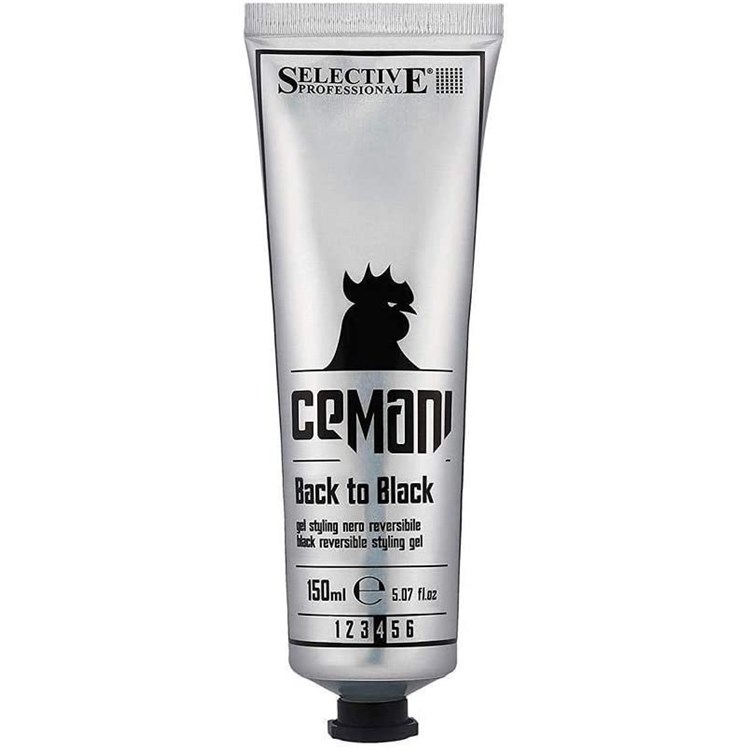 Selective Selective Cemani Back To Black Gel Styling Nero Uomo 150ml