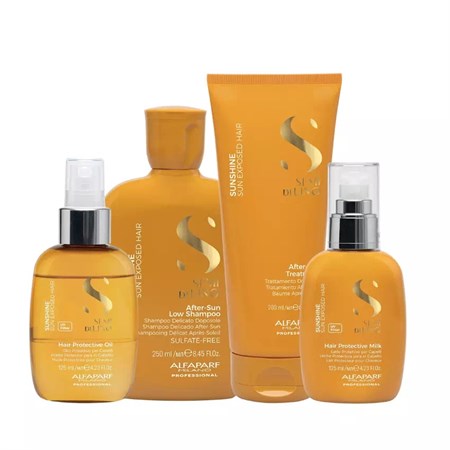 Alfaparf Alfaparf Semi Di Lino Sunshine Kit Completo Shampoo + Maschera + Spray + Leave-in in Solare