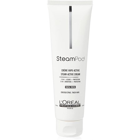 L'Oreal L'Oreal Steampod Creme de Lissage - Crema per Capelli Grossi Spessi 150 ml in Stirante