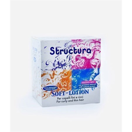 structura soft lotion per capelli fini e ricci ristrutturante con o senza risciacquo
