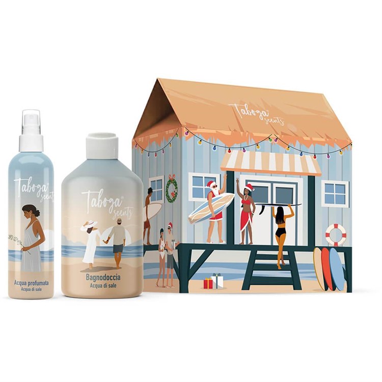 Taboga Scents Taboga Scents Taboga Scents Acqua di Sale Acqua Profumata 200ml e Bagnodoccia 500ml