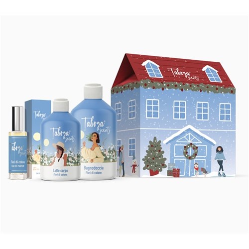 Taboga Scents Fiori di Cotone Taboga Scents Fiori di Cotone Bagnodoccia 500ml, Latte Corpo 280ml e Eau de Parfum 10ml