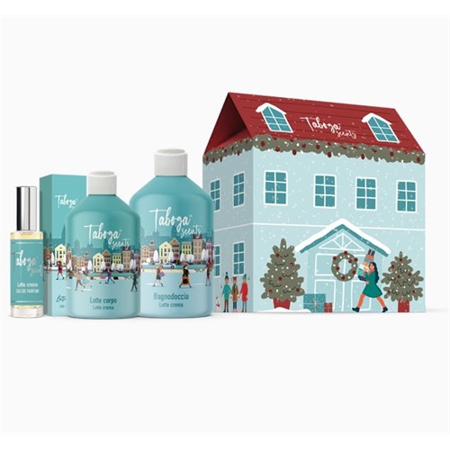 Taboga Scents Latte Crema Bagnodoccia 500ml, Latte Corpo 280ml, Eau de Parfum 10ml