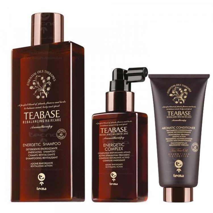 Tecna Tecna Kit Teabase Aromatherapy Energetic Shampoo 250ml + Trattamento 100ml + Aromatic Conditioner 200ml