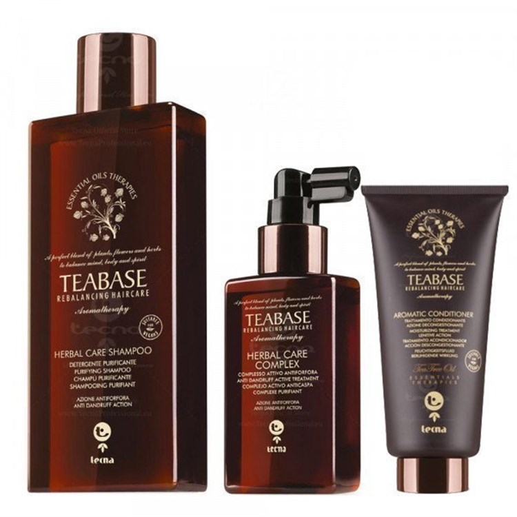 Tecna Tecna Kit Teabase Aromatherapy Herbal Care Shampoo 250ml + Trattamento 100ml + Aromatic Conditioner 200ml