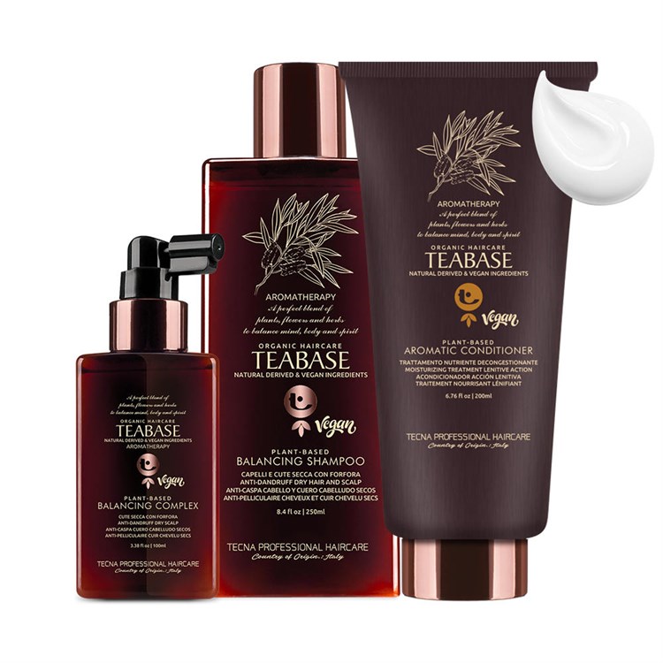 Tecna Tecna Kit Teabase Aromatherapy Balancing Shampoo 250ml + Trattamento 100ml + Aromatic Conditioner 200ml