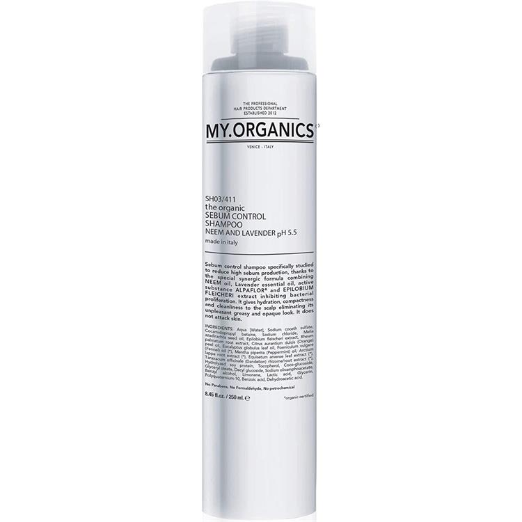 My.Organics My.Organics The Organic Sebum Control Shampoo 250ml Shampoo Seboregolatore