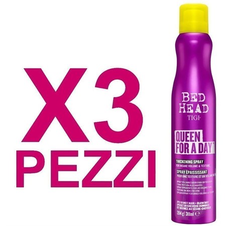 tigi kit bed head superstar queen for a day 311ml 3 pezzi
