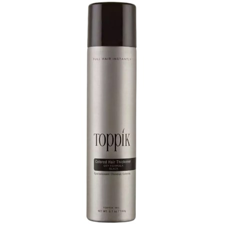 Toppik Toppik Toppik Colored Hair Thickener Spray 150ml Black - Nero Spray Colorato Anti Diradamento in Capelli Uomo