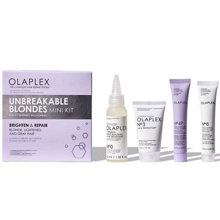 Olaplex Olaplex Unbreakable Blondes Mini Kit Capelli Biondi 0-3-4P-8