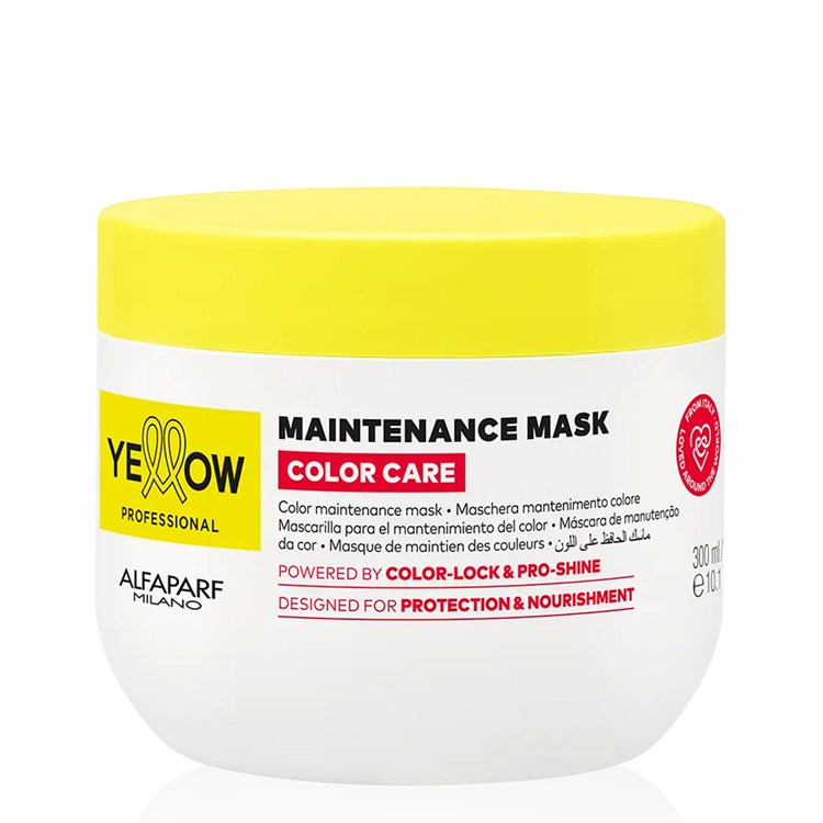 Alfaparf Yellow Alfaparf Yellow Yellow Color Care Mask 300 ml - Maschera Capelli Colorati