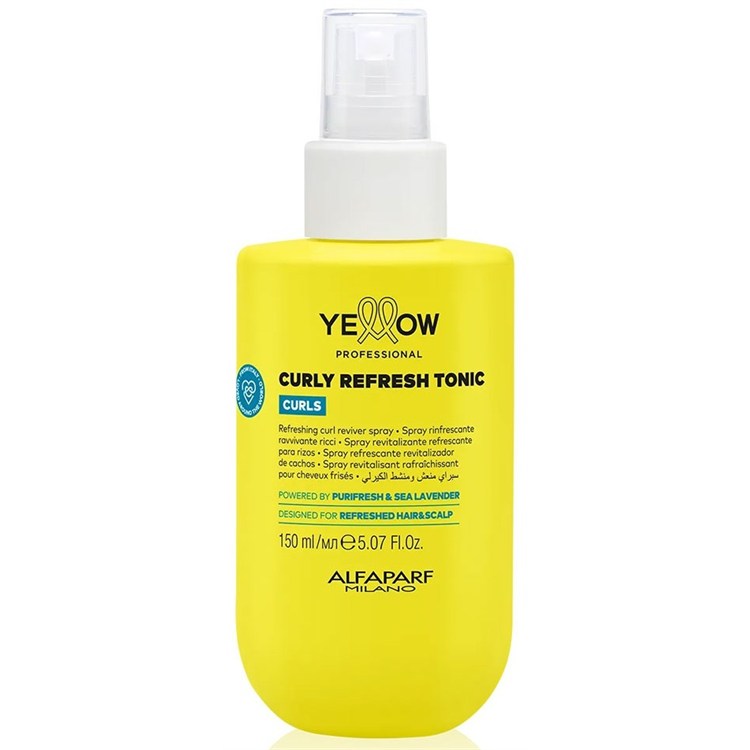 Alfaparf Yellow Alfaparf Yellow Yellow Curly Refresh Tonic Curls 150 ml - Spray Ravvivante Ricci