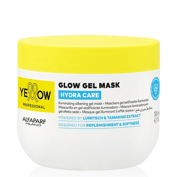   Yellow Glow Gel Mask Hydra Care 300 ml - Maschera In Gel Idratante Illuminante