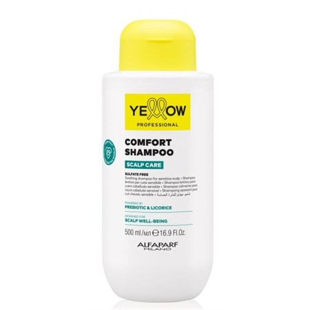 yellow scalp care comfort shampoo 500ml shampoo calmante lenitivo cute sensibile