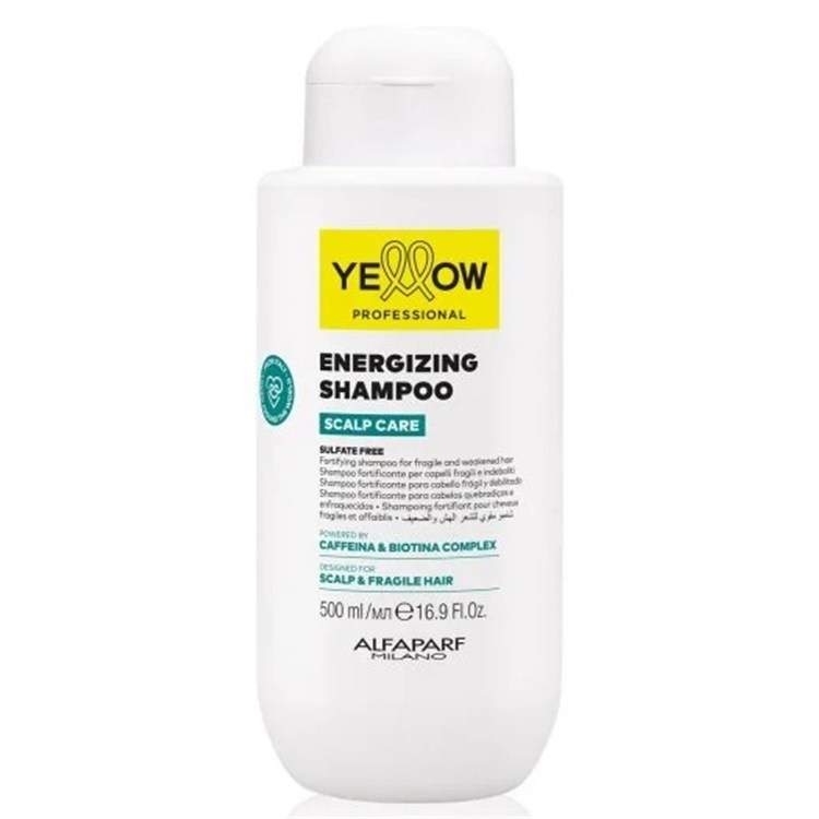 Alfaparf Yellow Alfaparf Yellow Yellow Scalp Care Energizing Shampoo 500ml Shampoo fortificante Anti Caduta