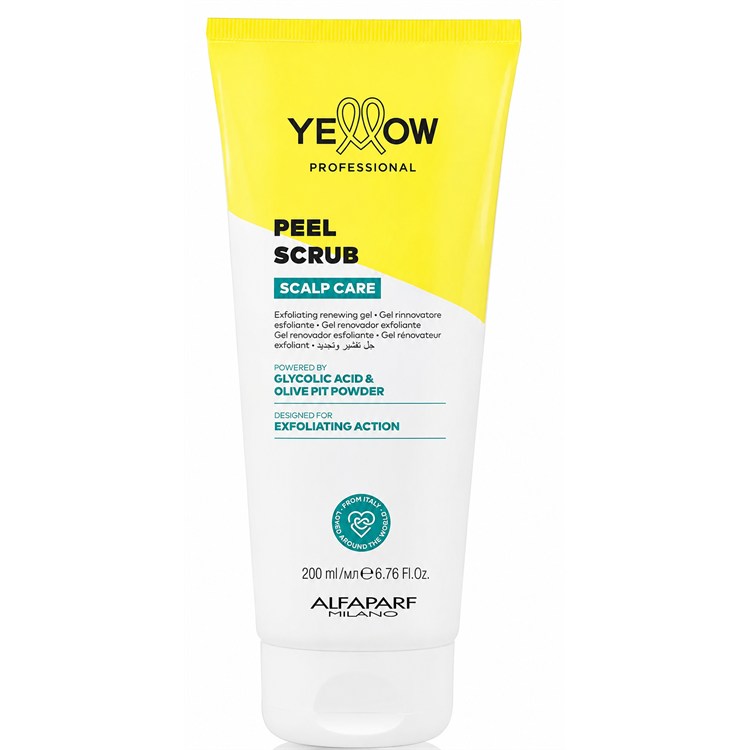 Alfaparf Yellow Alfaparf Yellow Yellow Scalp Care Peel Scrub 200ml Gel Rinnovatore Esfoliante
