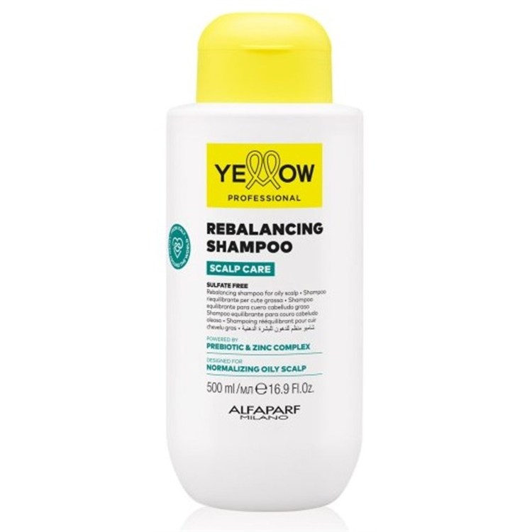 Alfaparf Yellow Alfaparf Yellow Yellow Scalp Care Rebalancing Shampoo 500ml Shampoo Riequilibrante Cute Grassa