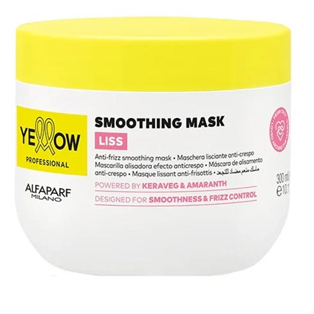 Yellow Smoothing Mask Liss 300ml Maschera Anti Frizz Lisciante