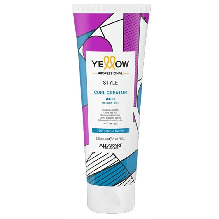Alfaparf Yellow Alfaparf Yellow Yellow Style Curl Creator Medium Hold 250ml Crema Crea Ricci