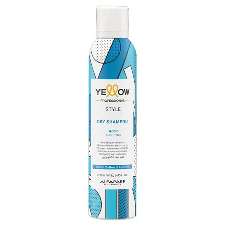 Alfaparf Yellow Alfaparf Yellow Yellow Style Dry Shampoo Light Hold 250ml Shampoo Secco Fissaggio Leggero
